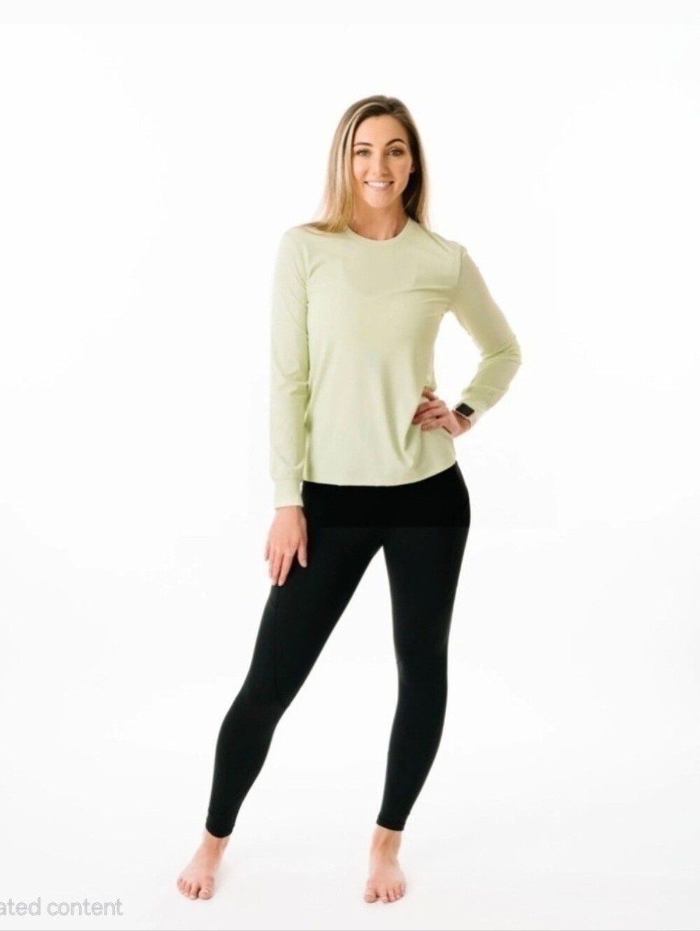 ZYIA Women’s Pistachio Primo Long Sleeve T